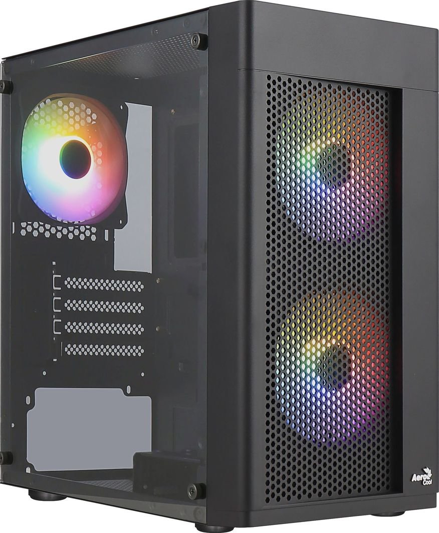 Aerocool Hexform FRGB Case, Mini Tower - Image 1