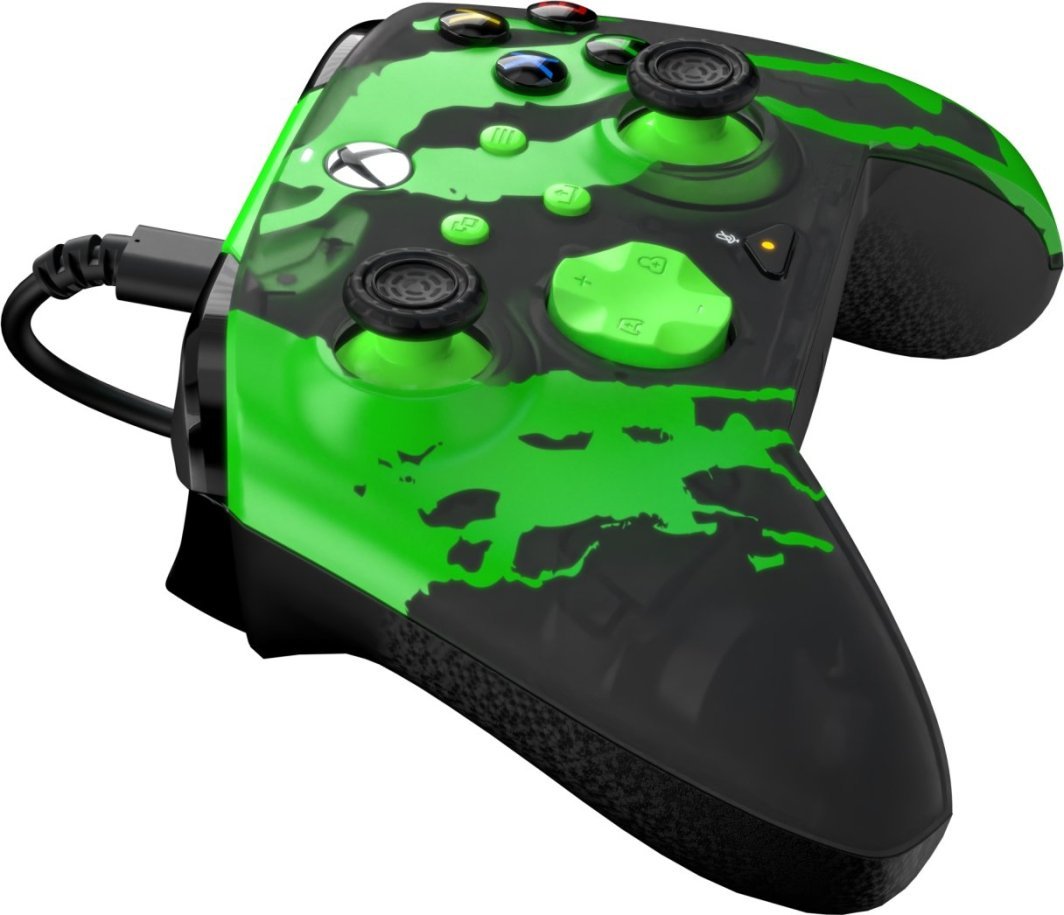 PDP XS Rematch Controller, Wired, Black / Green - Thumbnail 11