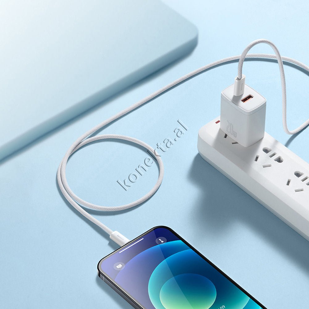 Baseus Type-C Ne Lightning Cable, 20W, 1m - Thumbnail 9