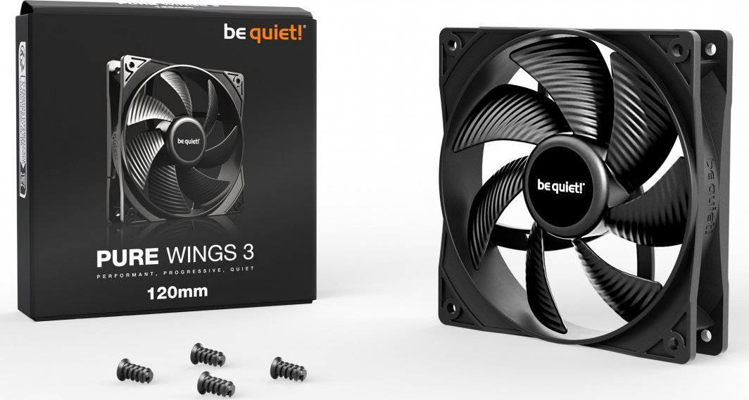 Be quiet! Pure Wings 3 Fan, 120 mm - Thumbnail 3