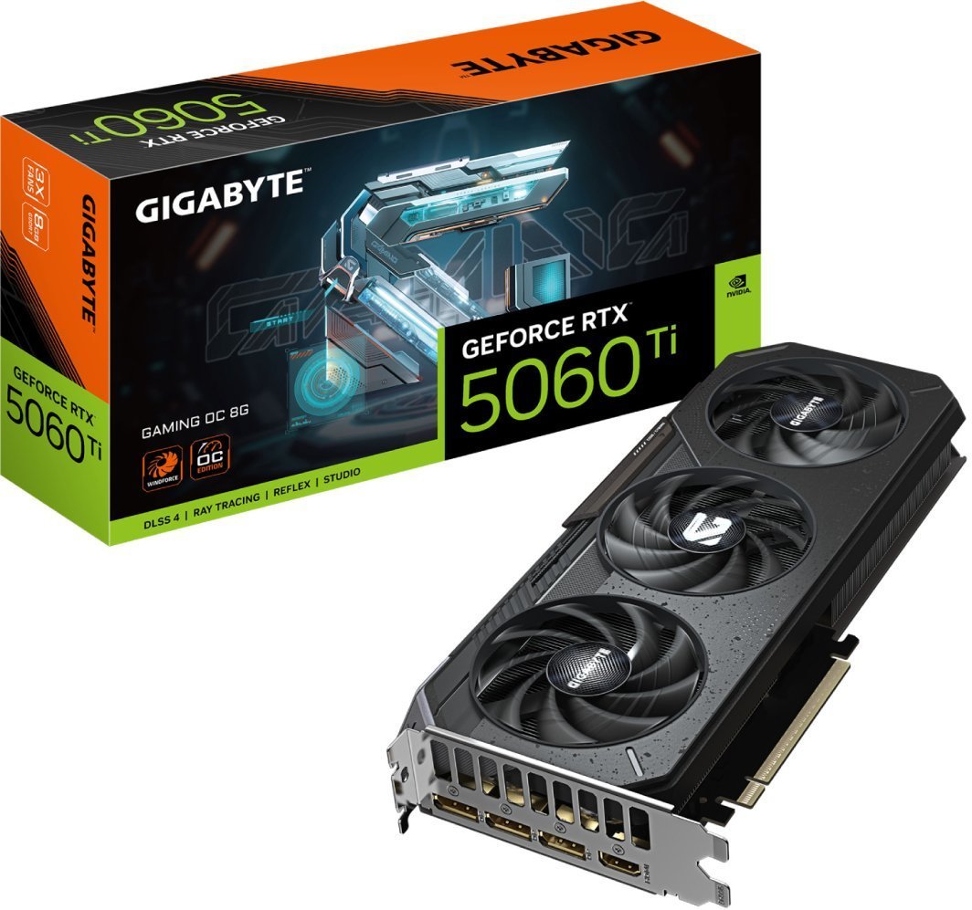 Gigabyte GeForce RTX 5060 Ti Gaming OC 8GB GDDR7 DLSS4 Graphics Card - Image 1