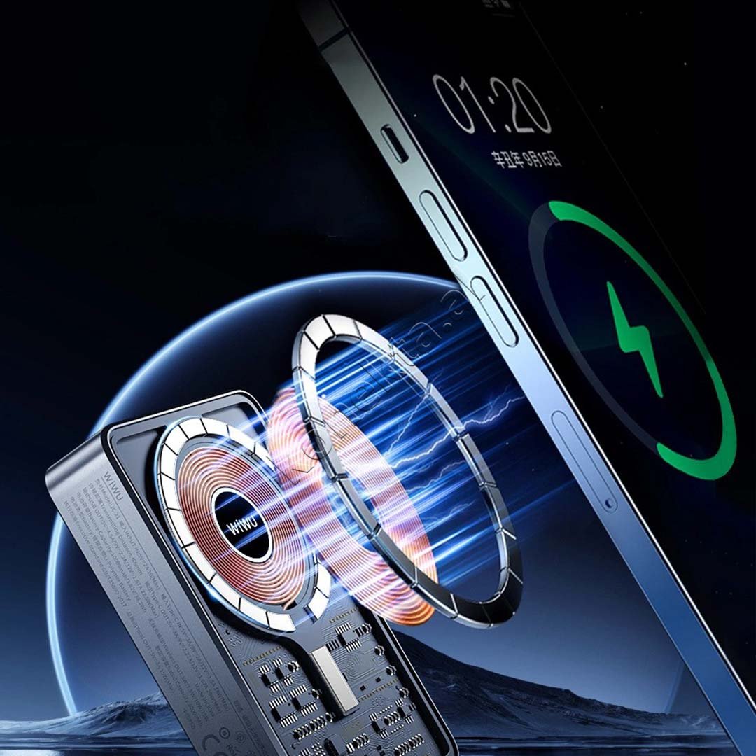 WiWU Bateri E Jashtme Magnetike 10000mAh 22.5W - Thumbnail 13