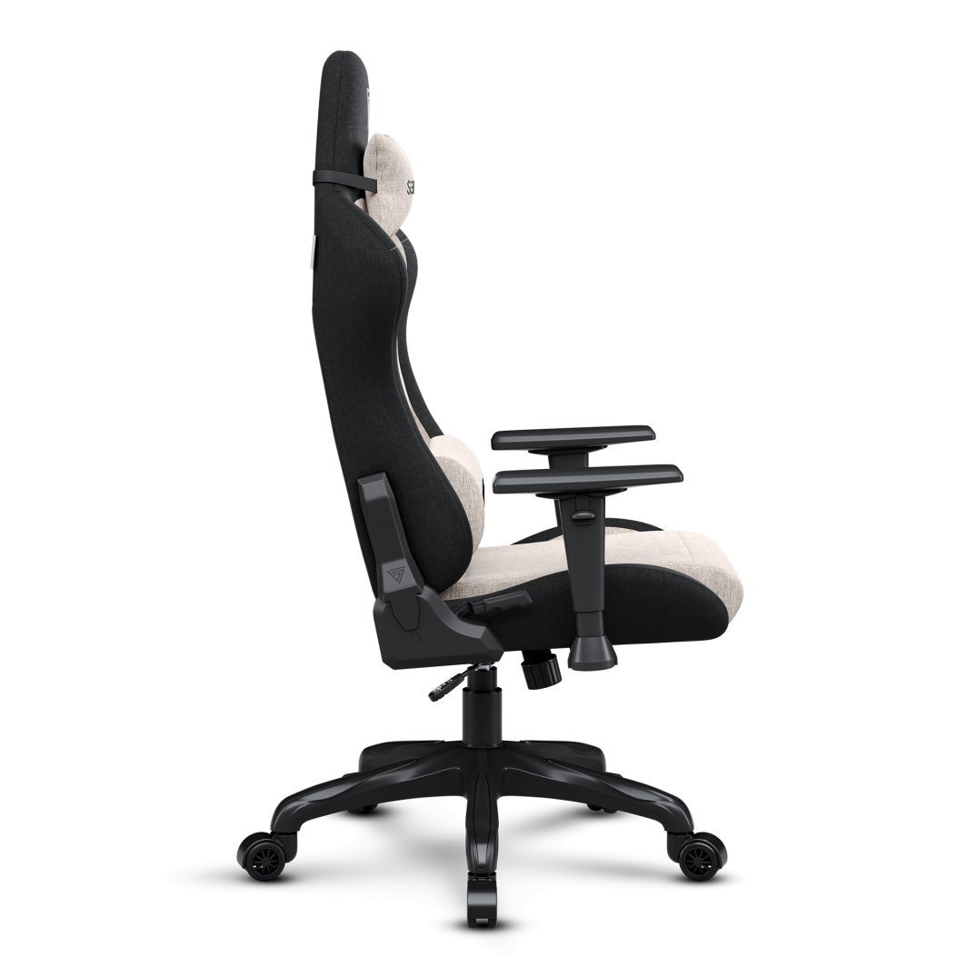 SENSE7 Spellcaster FUKU Chair, Beige/Black - Thumbnail 4