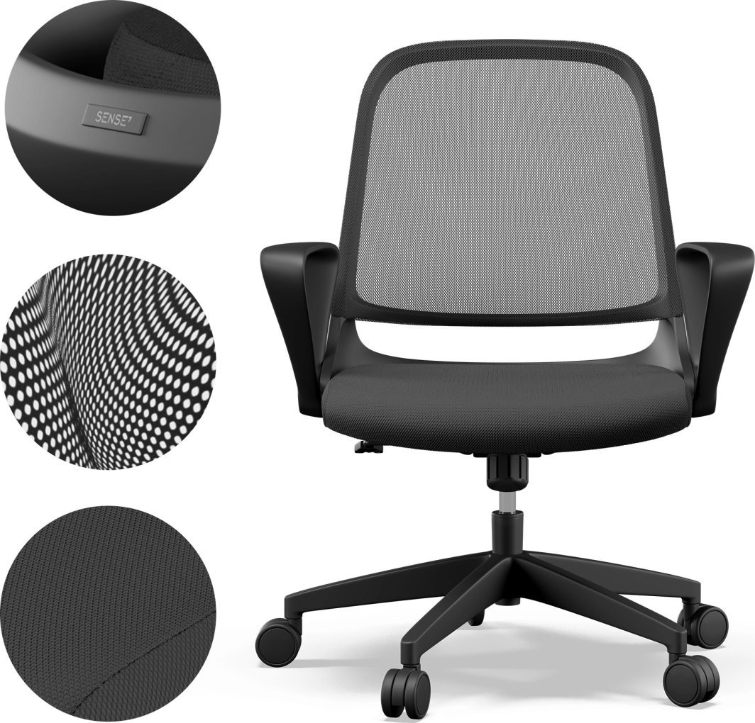 SENSE7 Sopty Chair, Black - Thumbnail 7
