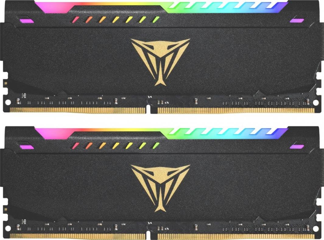 Patriot Viper Steel RGB Memory, DDR4, 32 GB, 3600 MHz, CL18 - Image 1