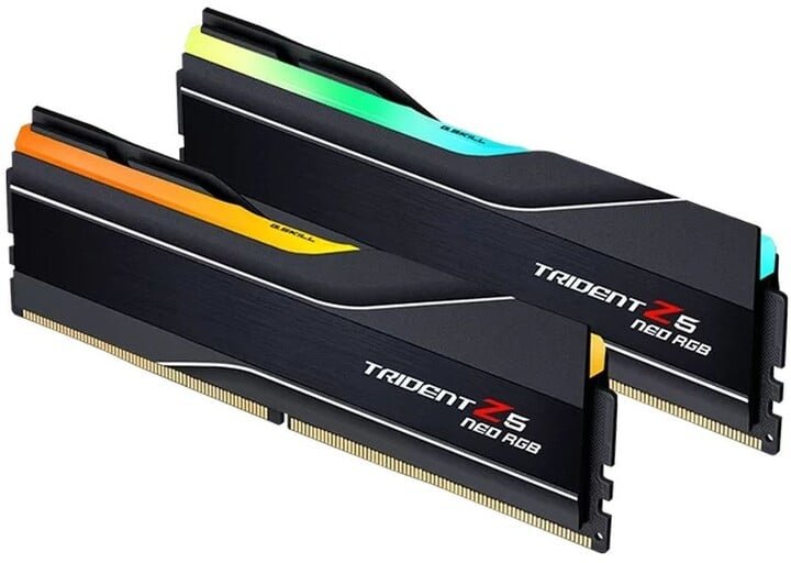 G.Skill Trident Z5 NEO RGB Memory Module, 32GB (2x16GB), DDR5 5600, CL30, AMD EXPO, Black - Thumbnail 2