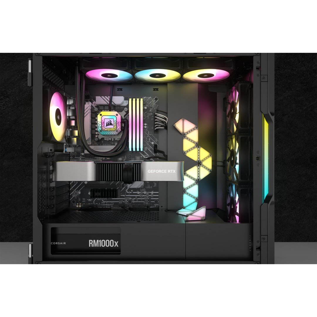 Corsair iCUE H150i ELITE CAPELLIX XT Cooler, 12 cm, Black - Thumbnail 8