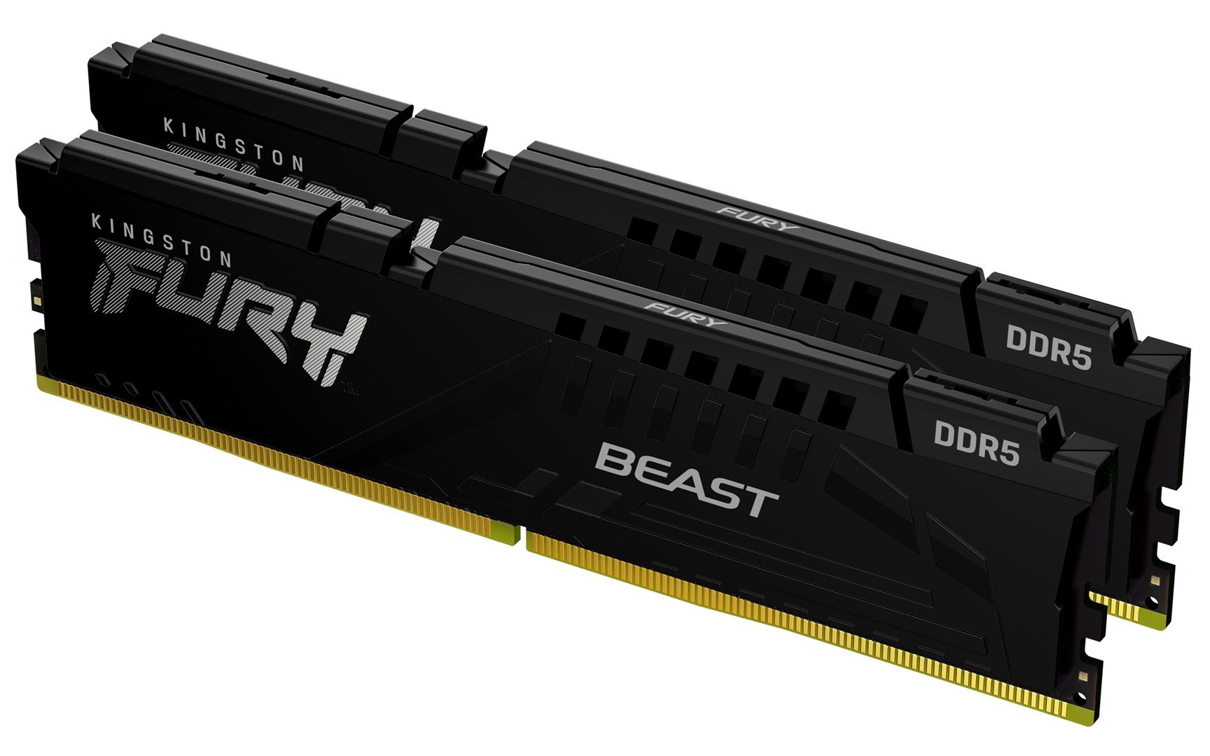 Kingston FURY Beast RAM, 64GB (2 x 32GB), 5600MT/s, DDR5, CL36, Black, EXPO - Image 1