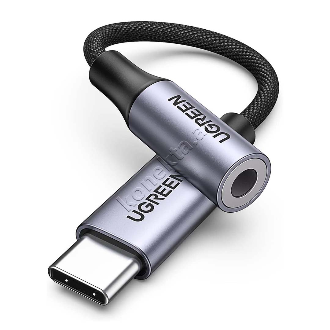 UGreen Type-C to Aux 3.5mm Adapter, Grey - Thumbnail 6