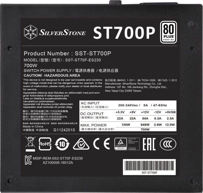 SilverStone ST700P Power Supply, 700W - Thumbnail 3