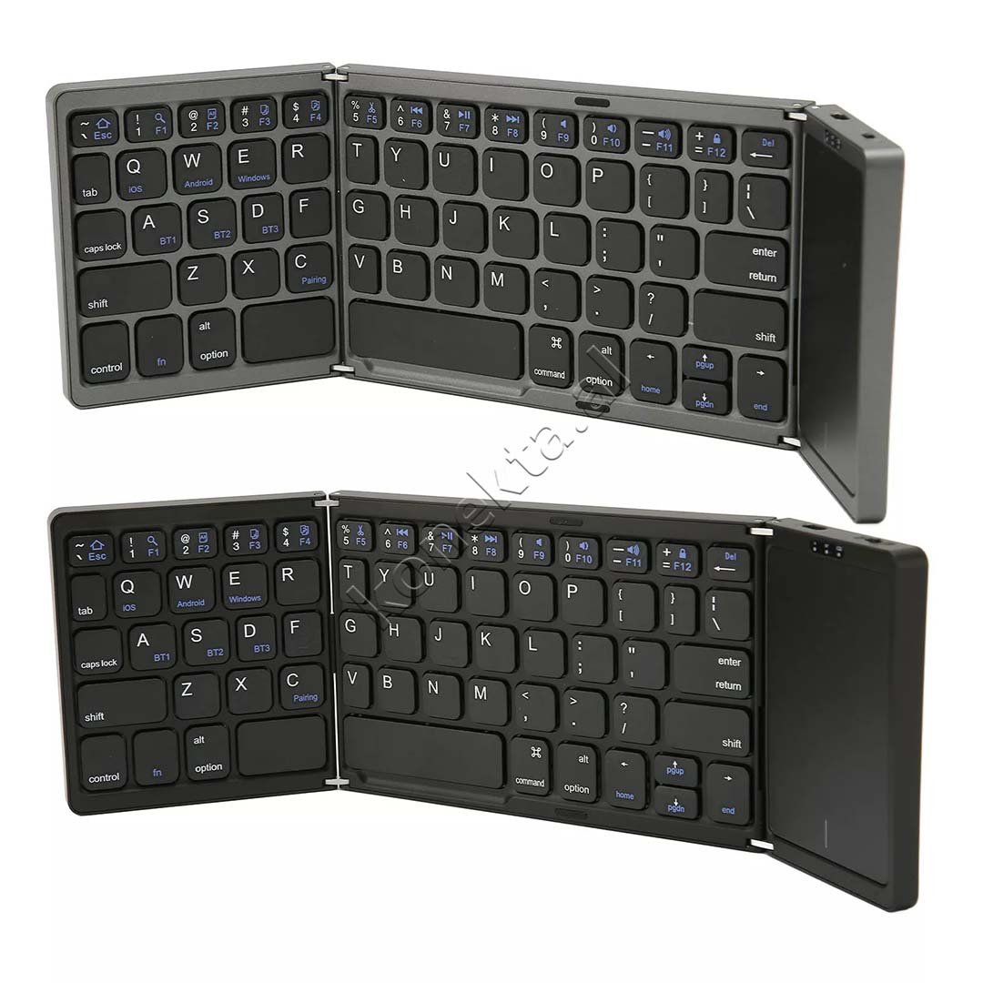 Baseus Wireless Keyboard, Foldable, Bluetooth, Touchpad - Thumbnail 2