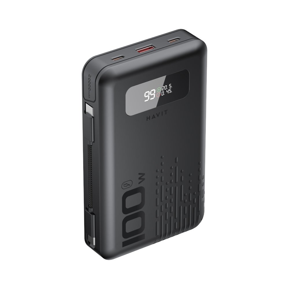 Havit PB5212 Power Bank, 100W, 20000mAh - Thumbnail 3