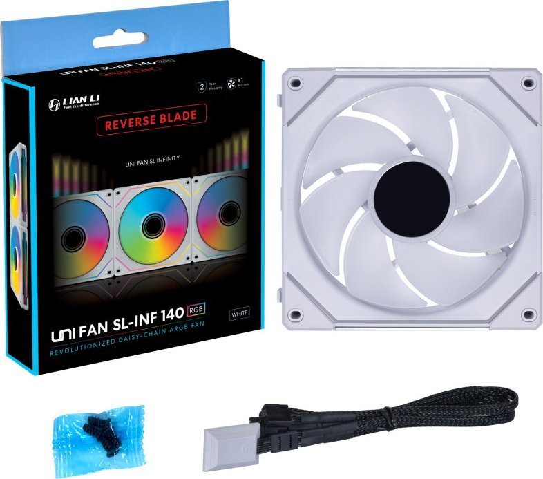 Lian Li UNI SL-INF 140 RGB Reverse Blade Cooler, 140 mm - Thumbnail 5