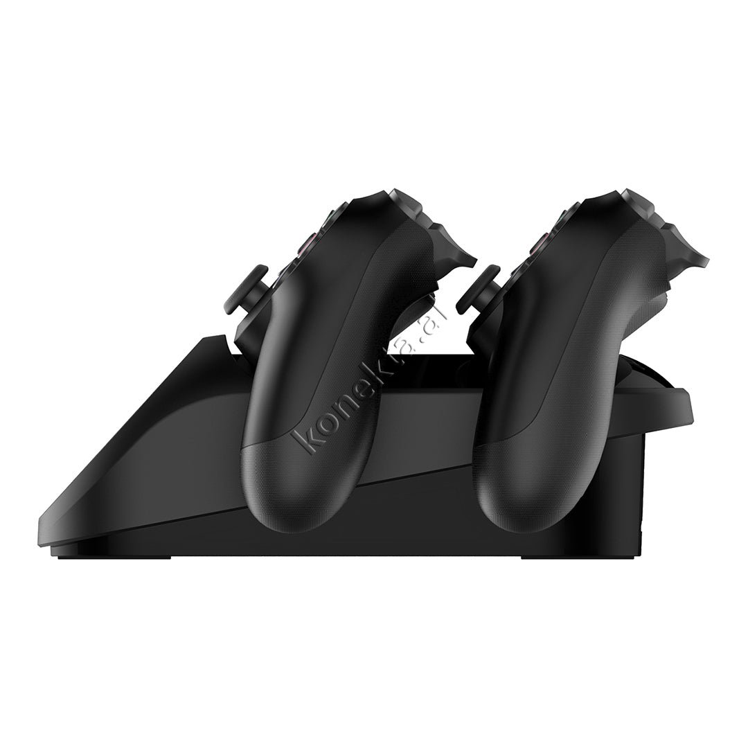 ipega PS4 Controller Charging Dock, Black - Thumbnail 2