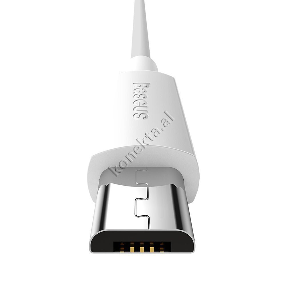 Baseus USB Charging Cable, 1.5m, Micro USB, 2.1A, White - Thumbnail 6