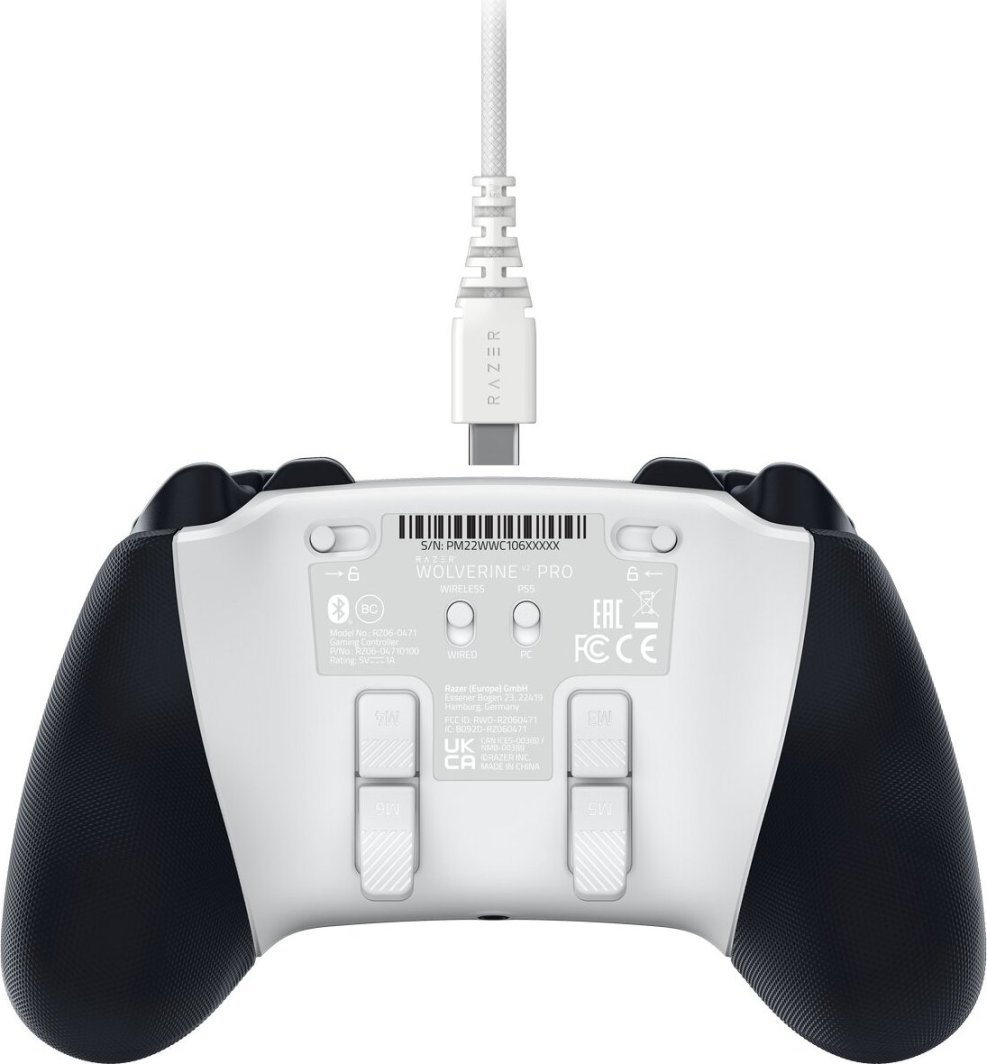 Razer Wolverine V2 Pro Controller, White - Thumbnail 5