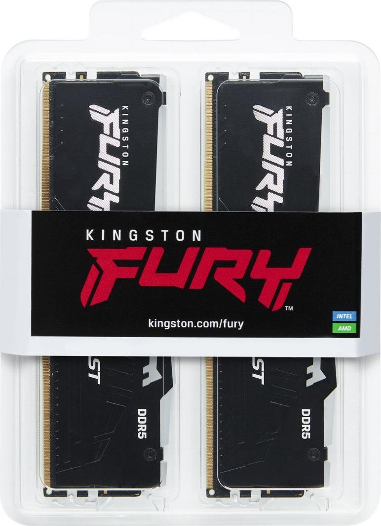 Kingston Fury Beast DDR5 Memory, 32 GB, 5600 MHz, CL40, RGB - Thumbnail 7