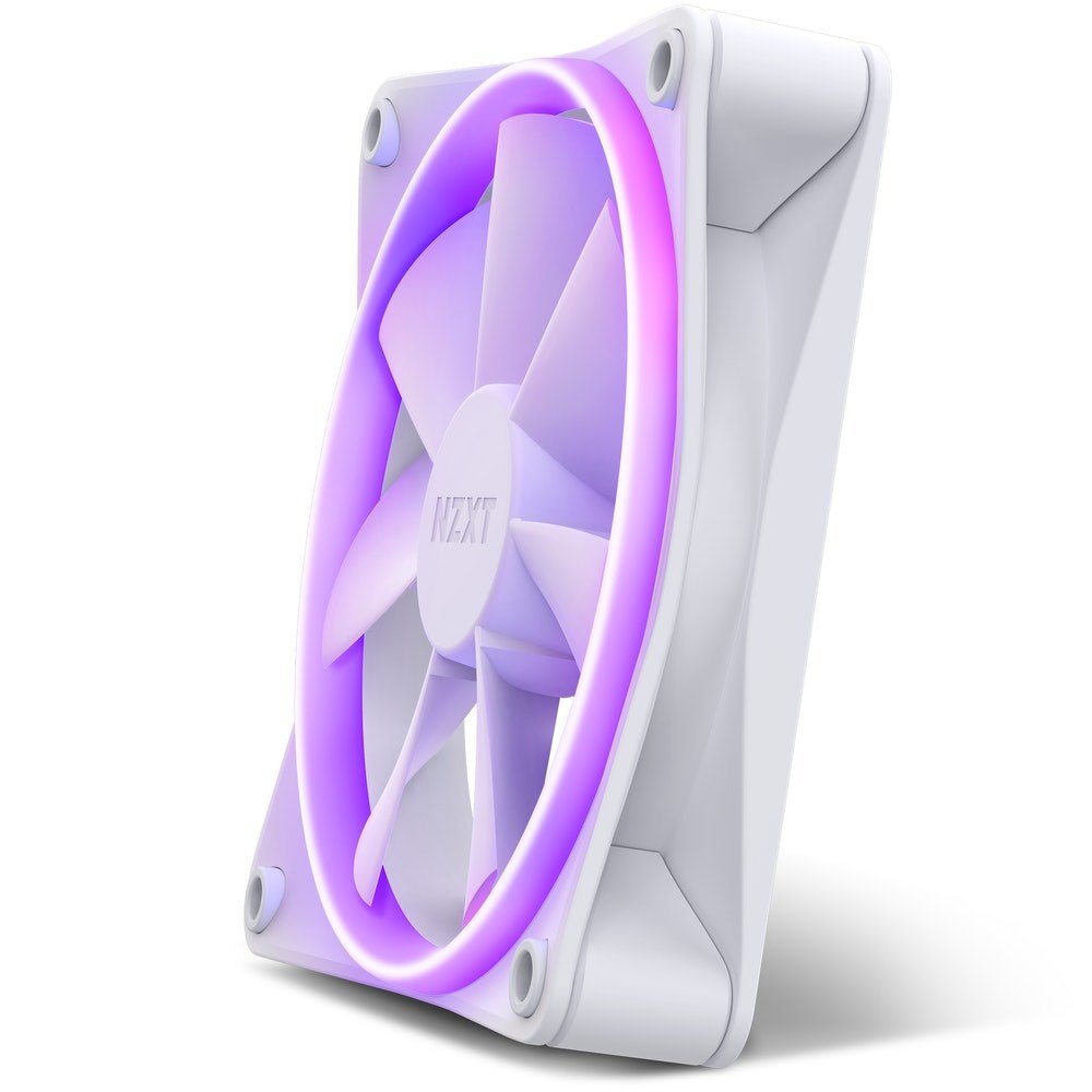 NZXT F120 RGB Fan, 120mm, White - Thumbnail 4