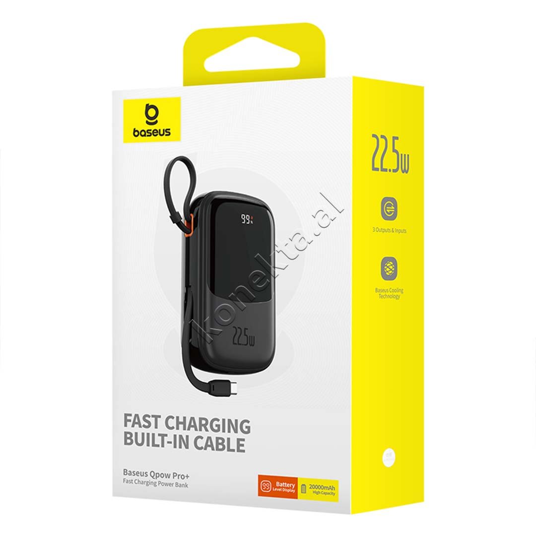 Baseus Wireless Power Bank, 20000mAh, 22.5W, Black - Thumbnail 10