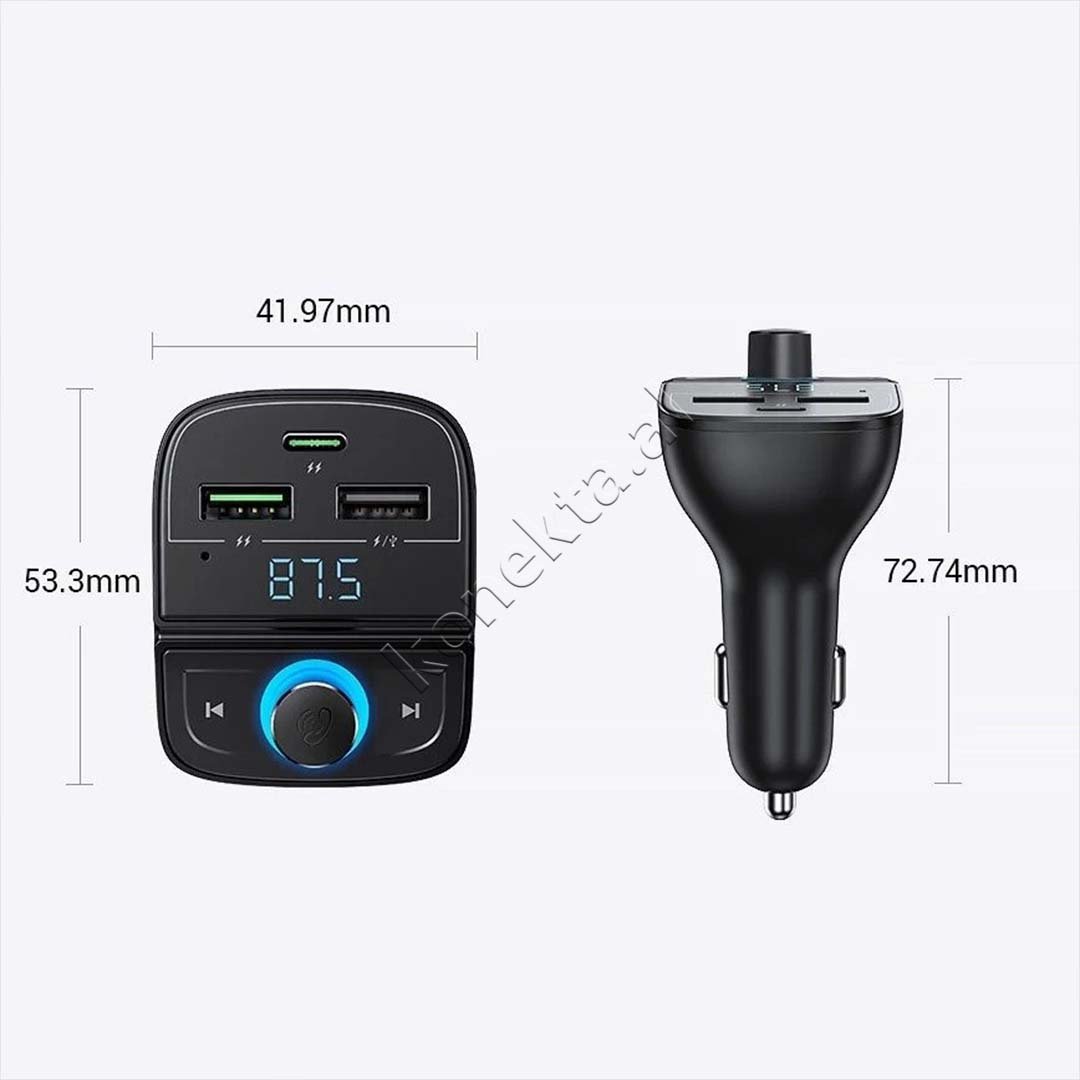 UGreen Car Charger MP3 Adapter with 4 Ports - Thumbnail 8
