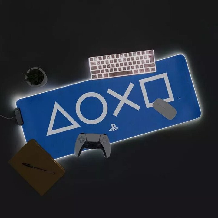 Paladone PlayStation Mauspad - Symbols LED podsvícení - Thumbnail 3