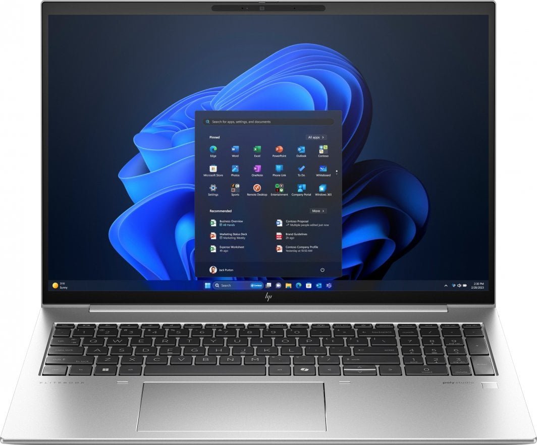 HP EliteBook 860 G11 Laptop, 16", Intel Core i5 125U, 16GB RAM, 512GB SSD, LTE, Windows 11 Pro, Gray - Image 1
