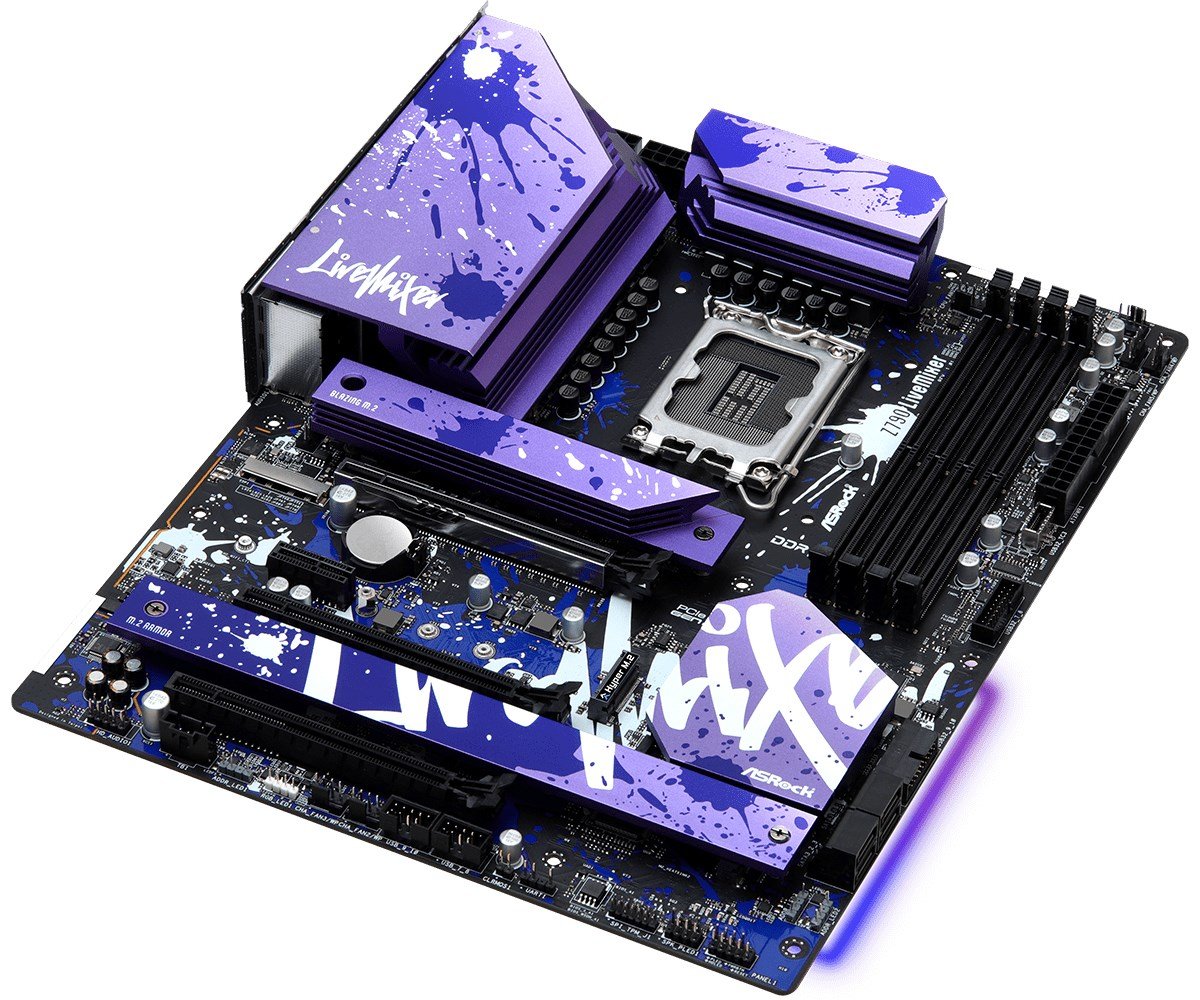 Asrock Z790 LiveMixer Intel Z790 LGA 1700 ATX Motherboard - Thumbnail 4