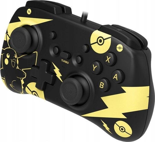 HORI Mini Pikachu Controller, Black, Wired - Thumbnail 2