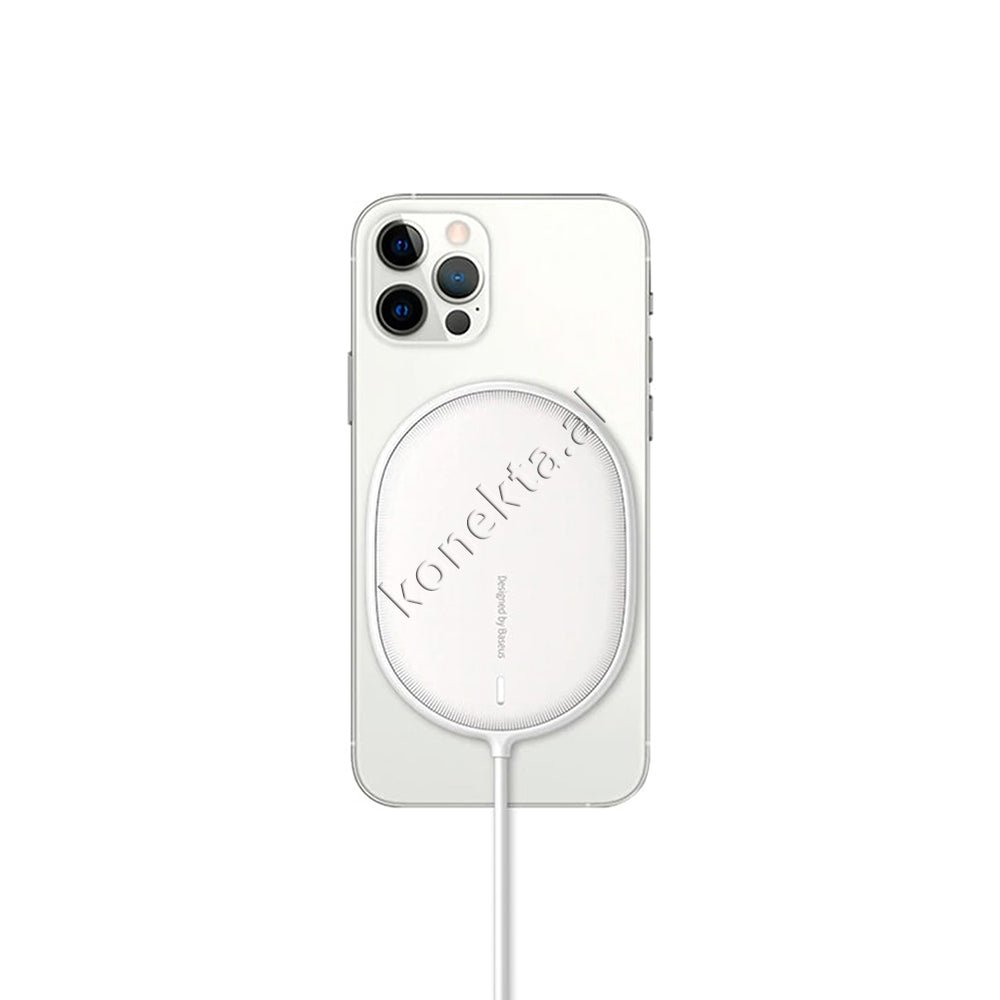 Baseus Fast Charge Wireless Charger, White, 15W - Thumbnail 12