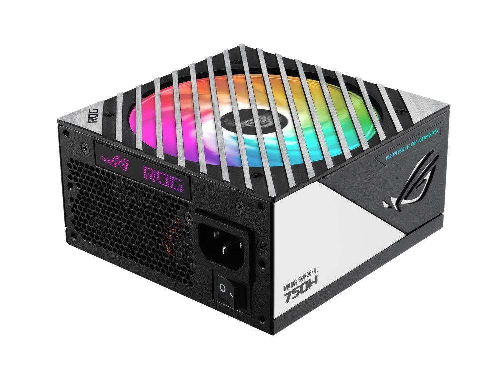 ASUS ROG Loki SFX-L Power Supply, 750W, Platinum, 20+4 pin ATX, Black, Silver - Thumbnail 3