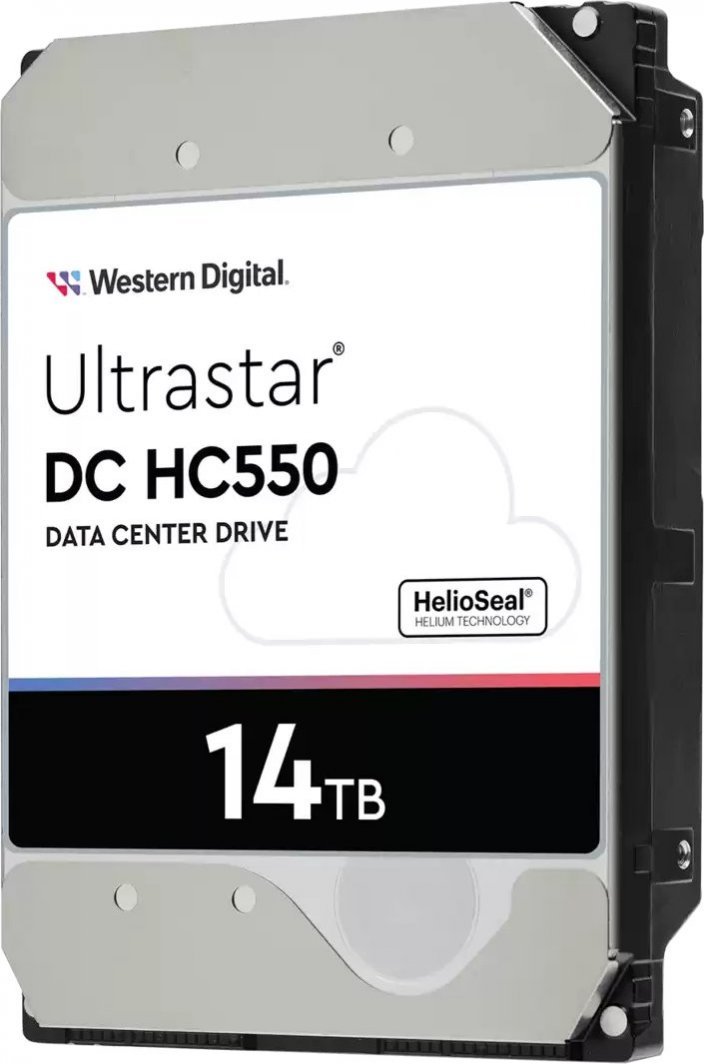 WD Ultrastar DC HC550 Hard Disk, 14TB, 3.5", SAS-3, 7200 RPM, 12Gb/s, Black - Thumbnail 2