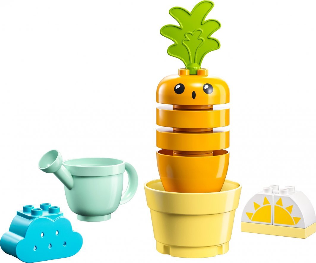 LEGO DUPLO 10981 Growing Carrots Set, 11 Pieces - Thumbnail 8
