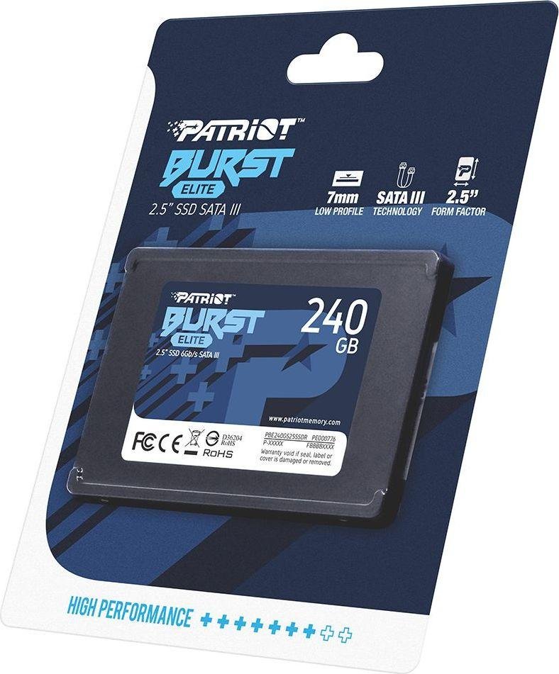 Patriot Burst Elite SSD, 240GB, 2.5" SATA III - Thumbnail 8