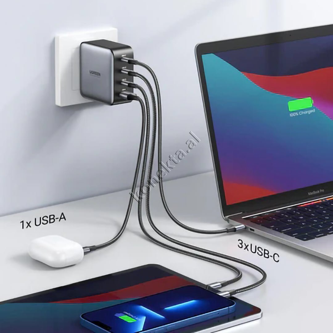 UGreen Fast Charger 100W 4 Ne 1 - Thumbnail 3