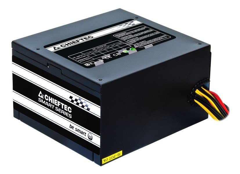 Chieftec Smart GPS-400A8 Power Supply, 20+4 pin ATX, 400 W, Black - Thumbnail 2