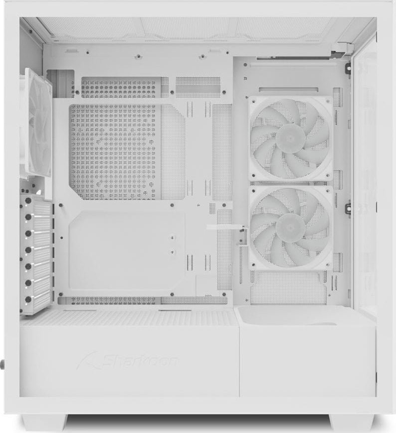 Sharkoon Rebel C60 ARGB Case, White, Full Tower - Thumbnail 4