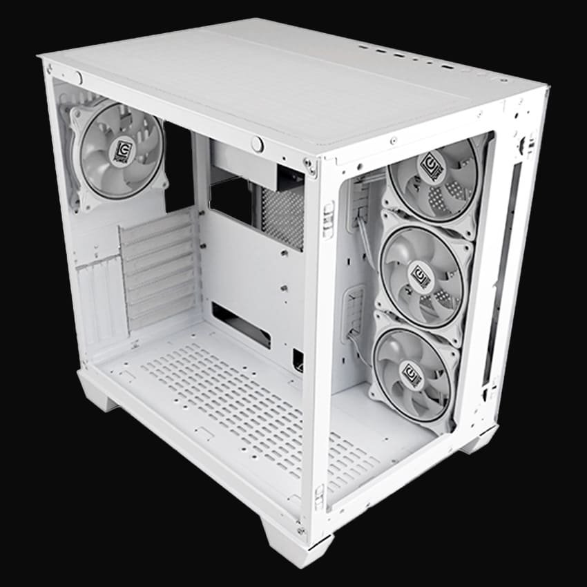 LC-807W-ON Stormwatch_X Midi-ATX Case, White - Thumbnail 5