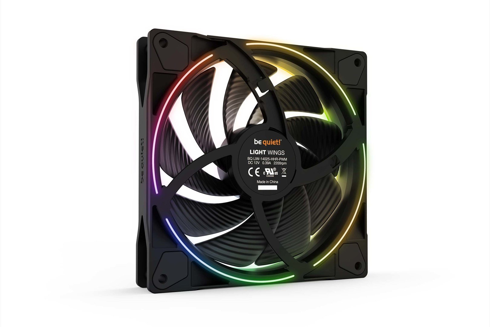 Be quiet! Light Wings Fan, 14 cm, Black - Thumbnail 4