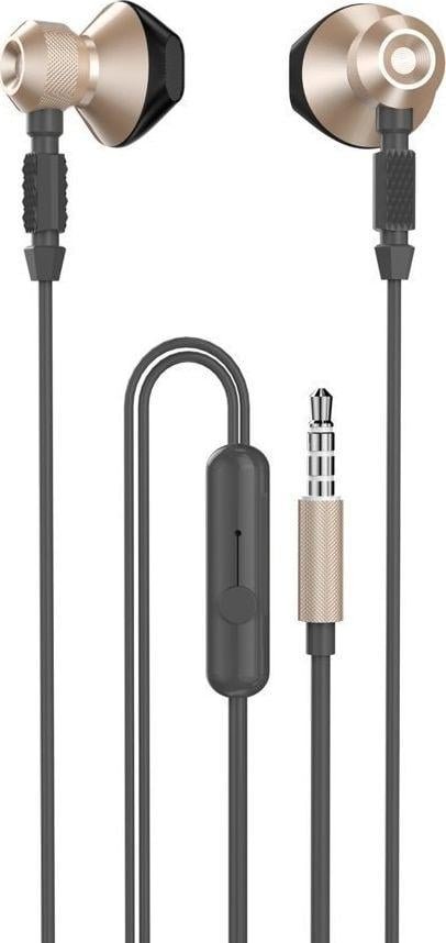Dudao X2C Headphones, Gold - Image 1