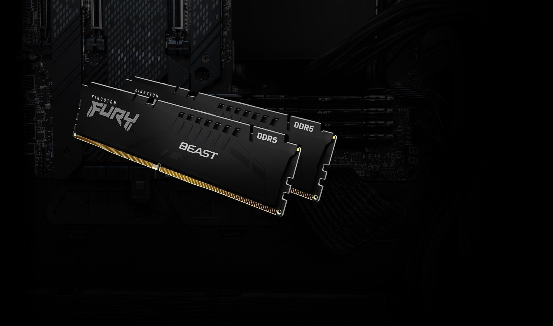 Kingston FURY Beast RAM, 64GB (2 x 32GB), 5600MT/s, DDR5, CL36, Black, EXPO - Thumbnail 14