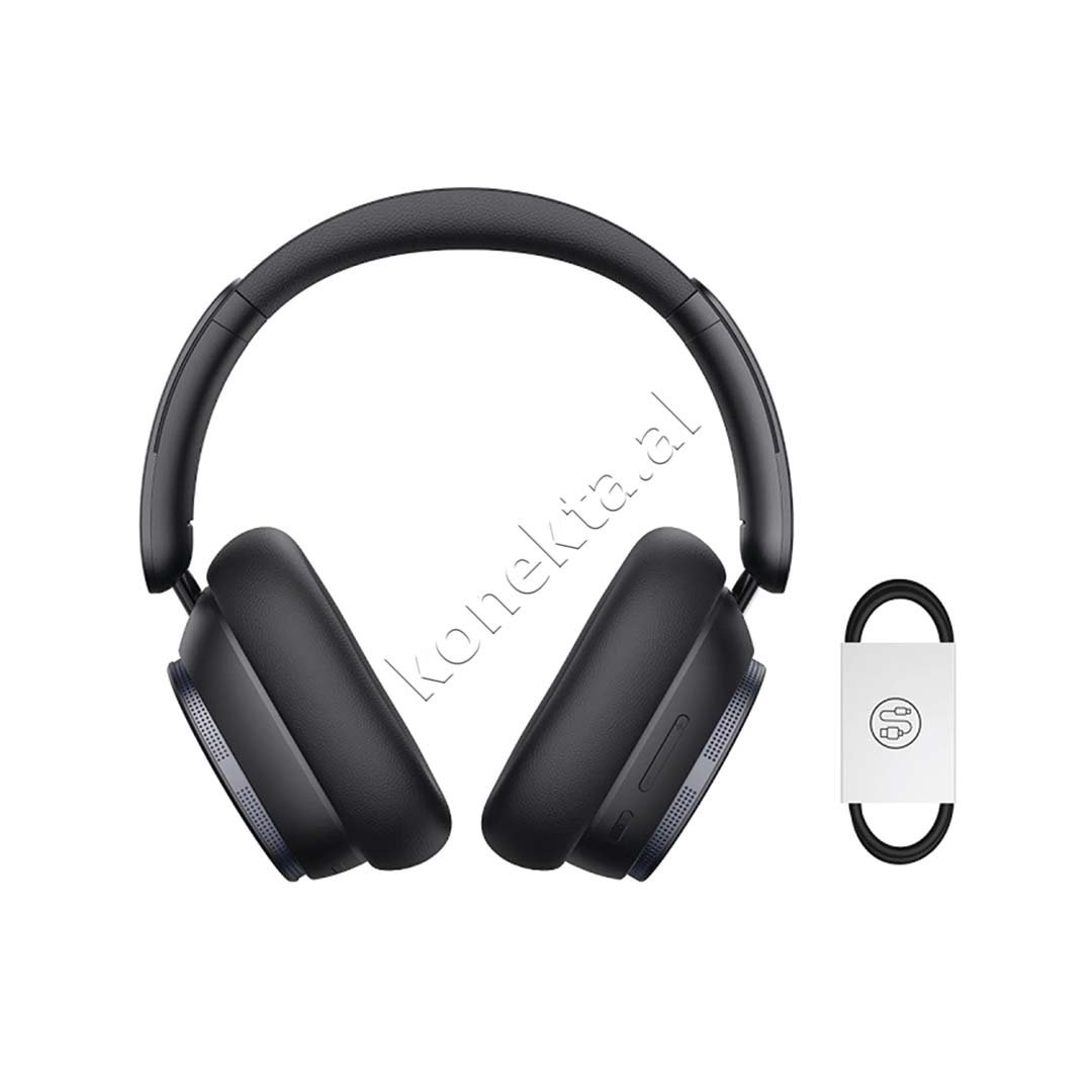 Baseus Wireless Bluetooth Headphones, Black - Thumbnail 2