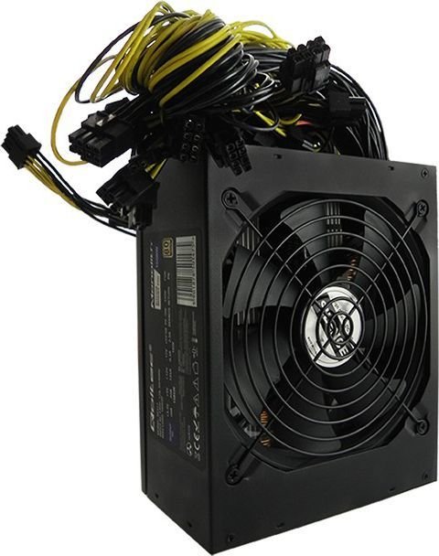 Qoltec Bitcoin Miner 50147 ATX Power Supply, 1600W - Image 1
