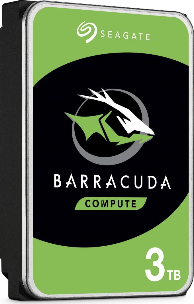 Seagate BarraCuda HDD, 3TB, 3.5" SATA III - Thumbnail 2