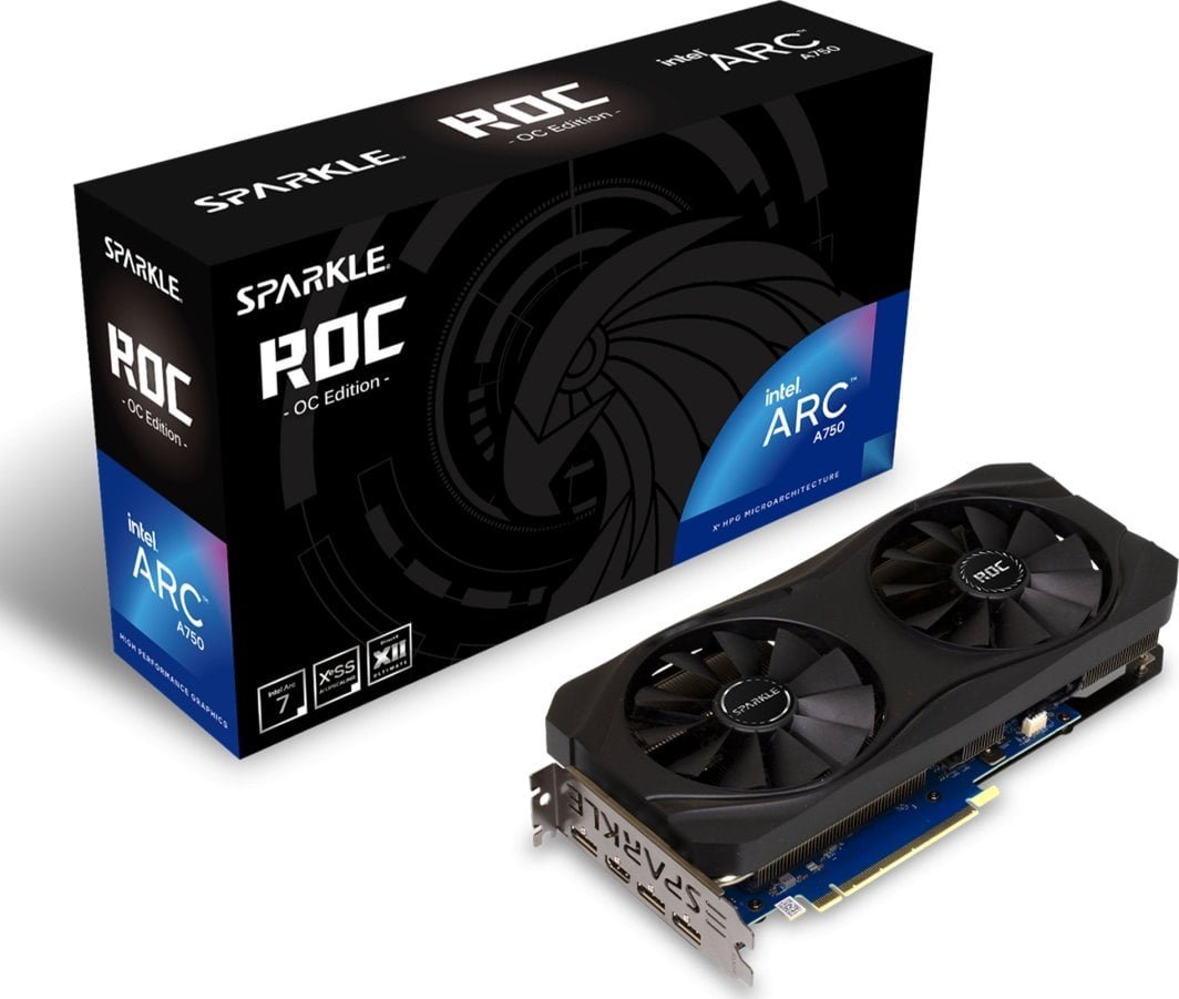 Sparkle Arc A750 ROC OC 8GB GDDR6 Graphics Card - Image 1