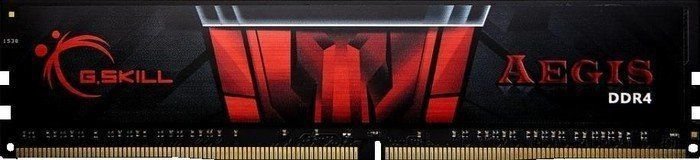 G.Skill Aegis Memory, DDR4, 16 GB, 3000MHz, CL16, Black/Red - Image 1