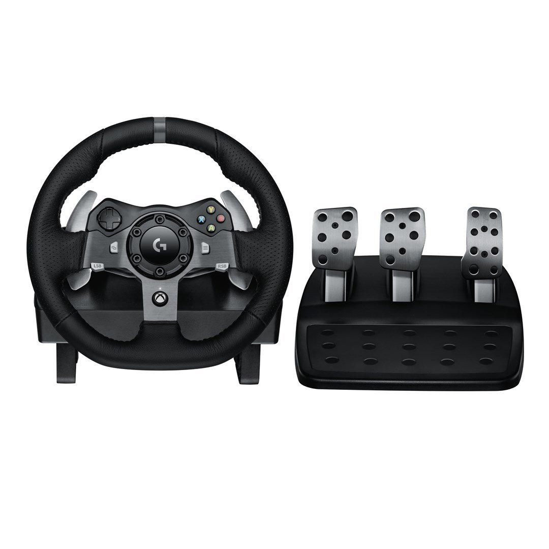 Logitech G G920 Driving Force Racing Wheel, Black - Image 1
