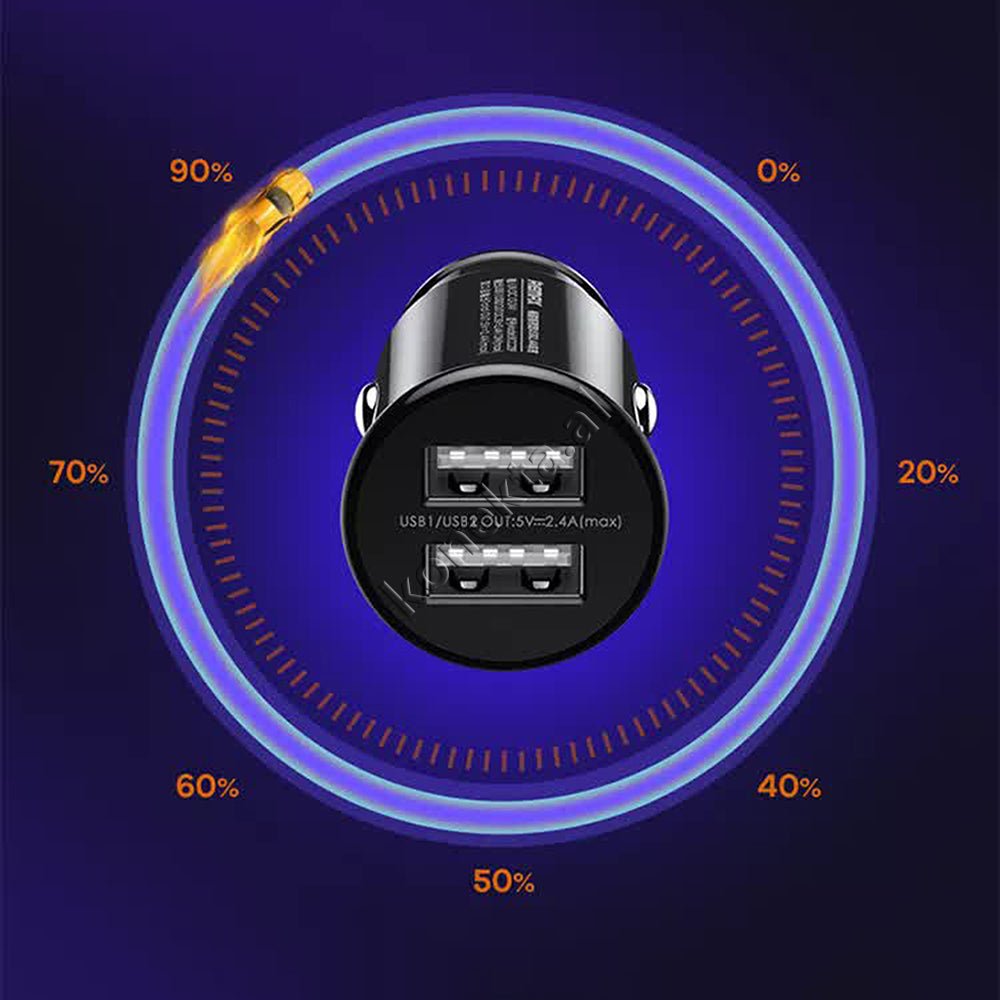 Remax Adaptor Karikimi Per Makine Me 2 Porta, E Zeze / E Bardhe - Thumbnail 5