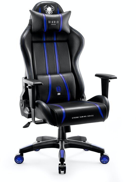 Diablo X-One 2.0 Chair, Black / Blue - Thumbnail 2