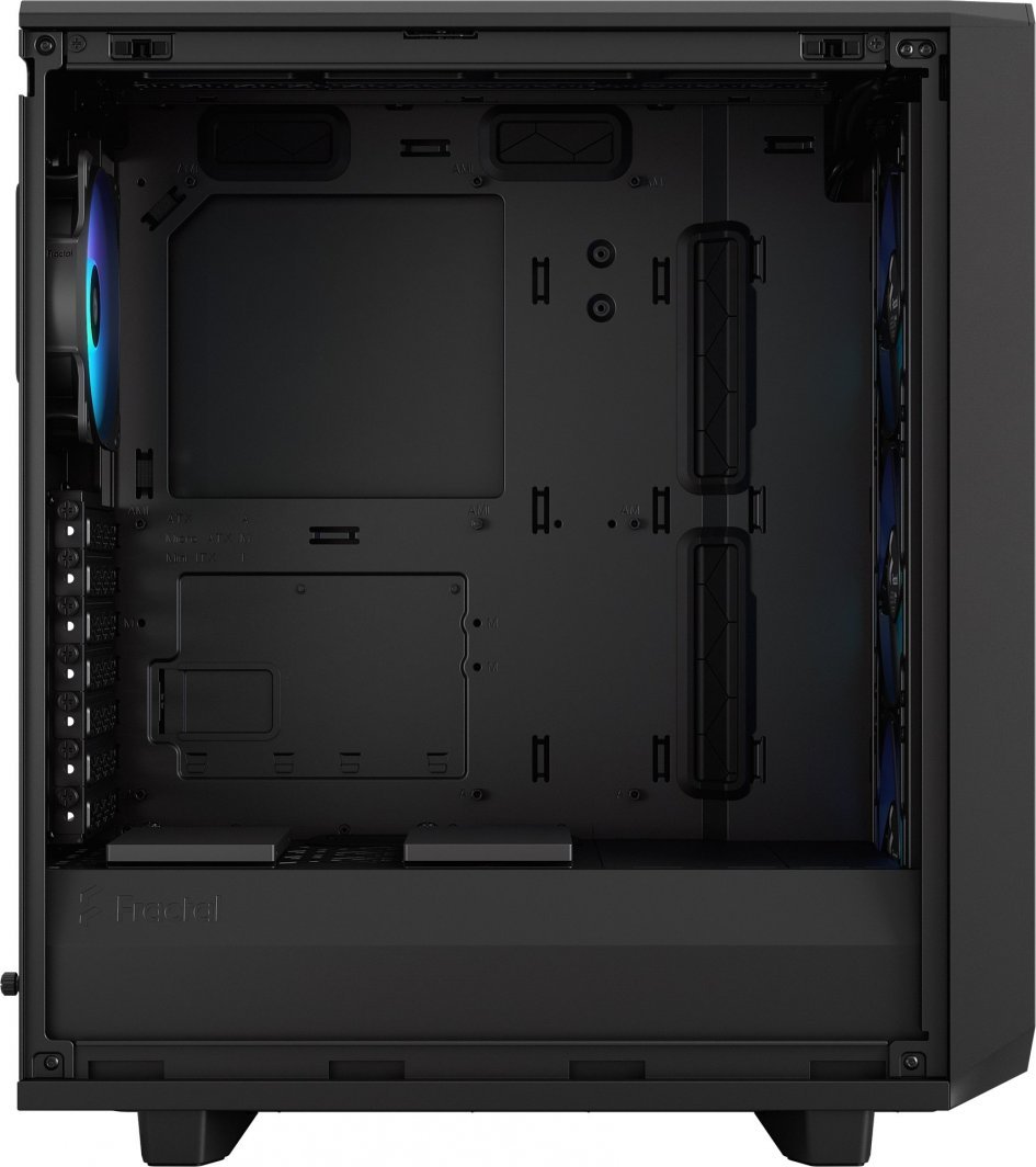 Fractal Design Meshify 2 Compact RGB Case, Black, Midi Tower - Thumbnail 5