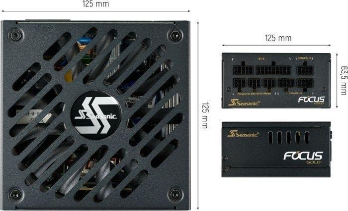 Seasonic FOCUS SGX SSR-650SGX SFX Power Supply, 650W - Thumbnail 9